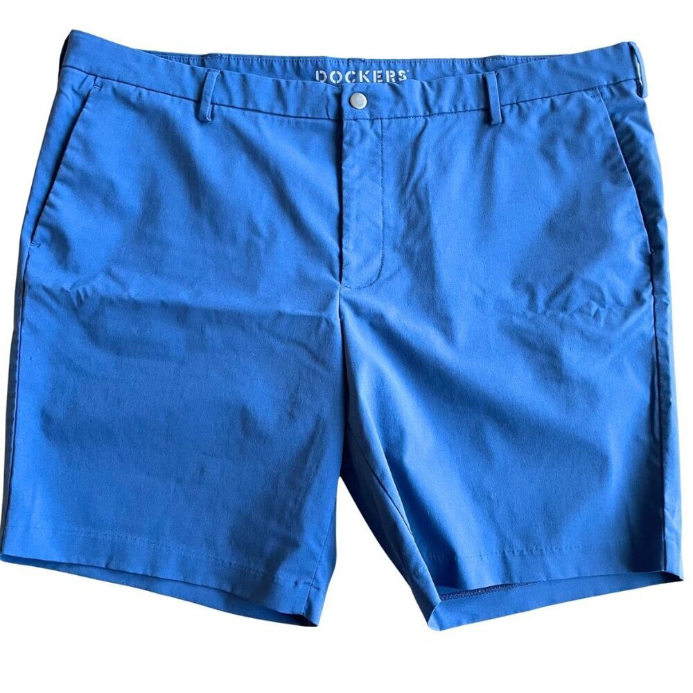 Dockers Men's Supreme Flex Ultimate Blue Shorts - Size